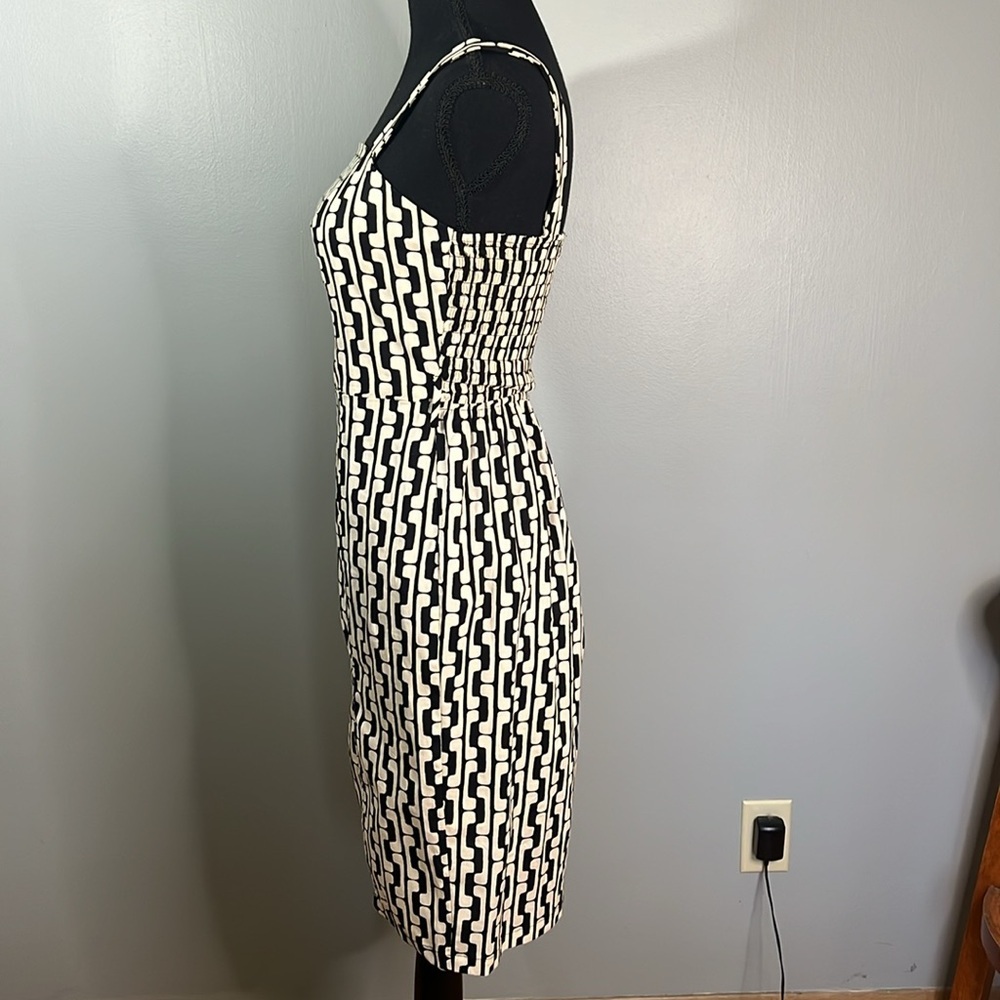 MONTEAU Squareneck Print Midi Dress - Picture 3 of 4